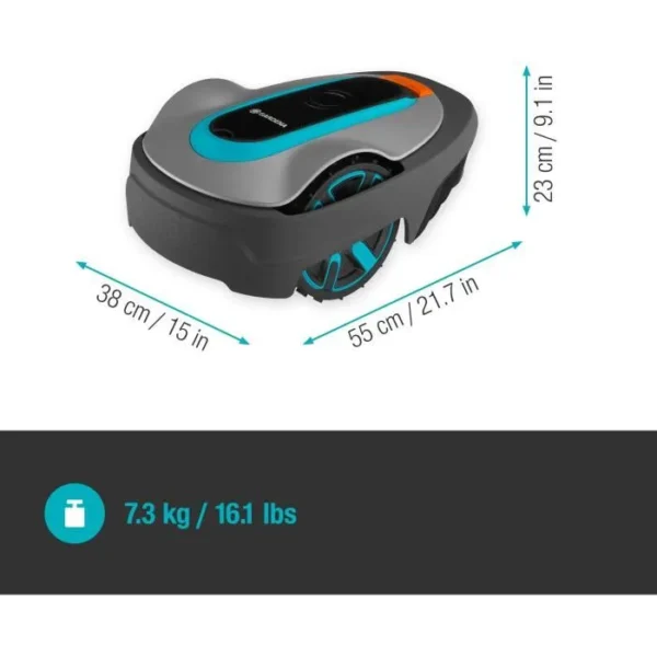 Tondeuse robot connectée Bluetooth® GARDENA SILENO Minimo 500 (15202-26 )- 500m² – Image 2