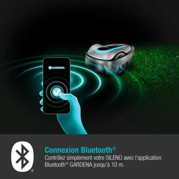 Tondeuse robot connectée Bluetooth® GARDENA SILENO Minimo 500 (15202-26 )- 500m² – Image 3