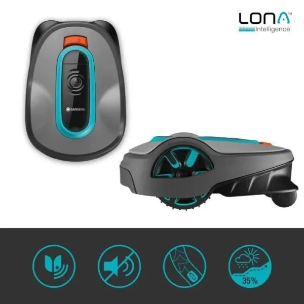 Tondeuse robot Gardena smart SILENO life LONA 750m² + abri – Image 5