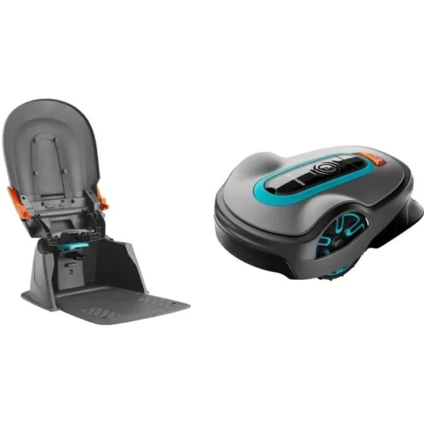 Tondeuse robot Gardena smart SILENO life LONA 750m² + abri