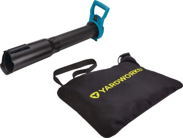 Souffleuse et aspirateur à feuilles électrique Yardworks, 12 A, 400 pi3/min, noir – Image 4